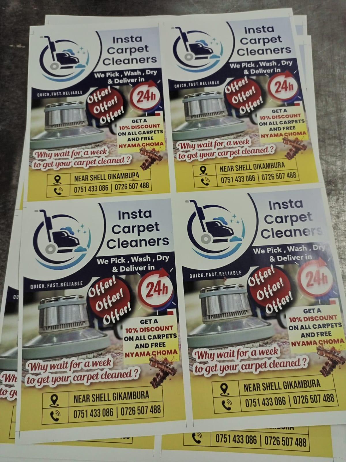 Flyer printing in Nairobi Kenya